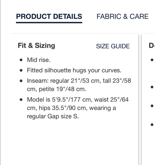 NEED small tall GAP SCULPT COMPRESSION HIGH WAISTED LEGGINGS - Picture 3 of 5